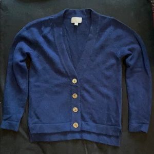 PURE Cashmere grandfather cardigan